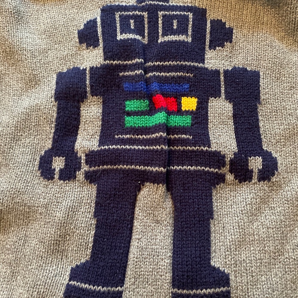 Robot sweater / Hanna Andersson